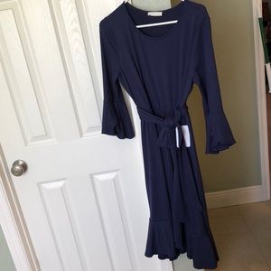 NWT navy REB. in J. Dress